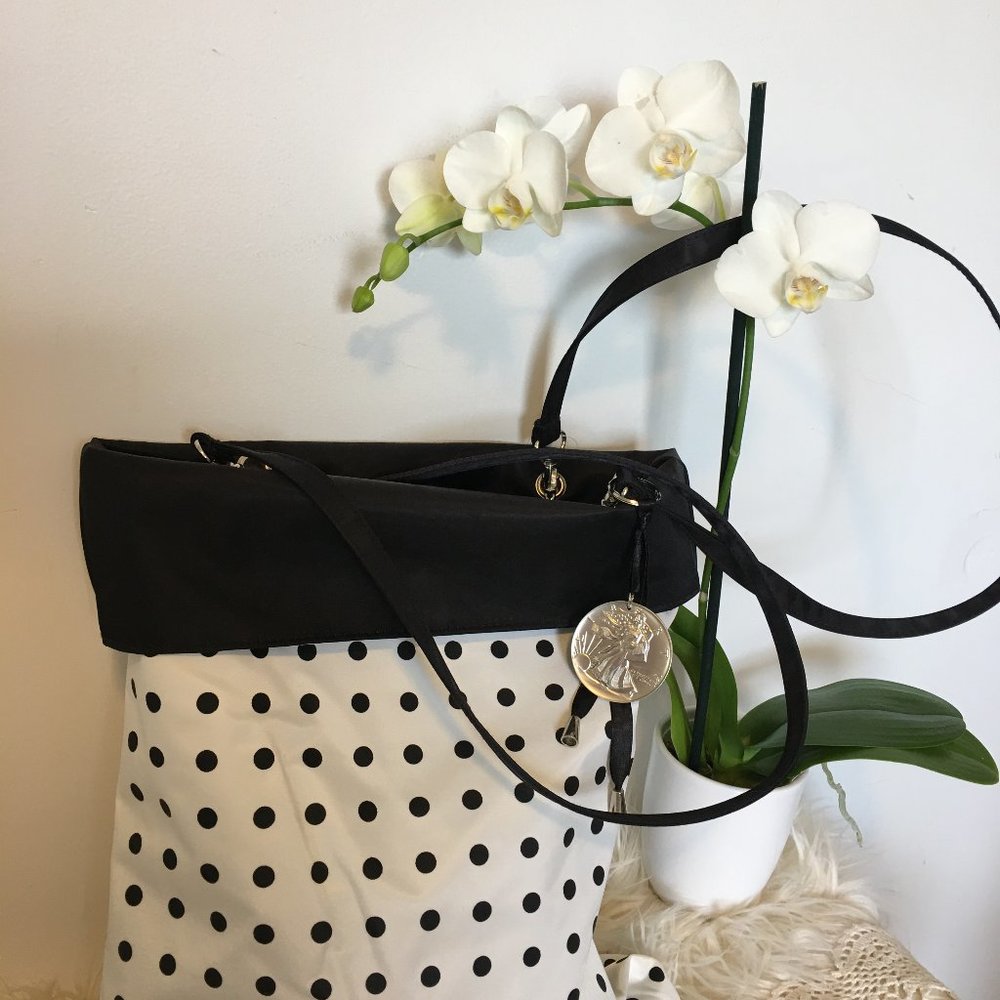 Anything Goes Reversible Tote Bucket Bag